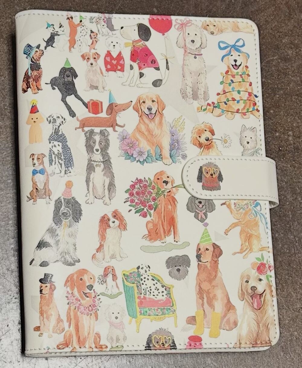 Dog Lover A5 Binder w/ paper